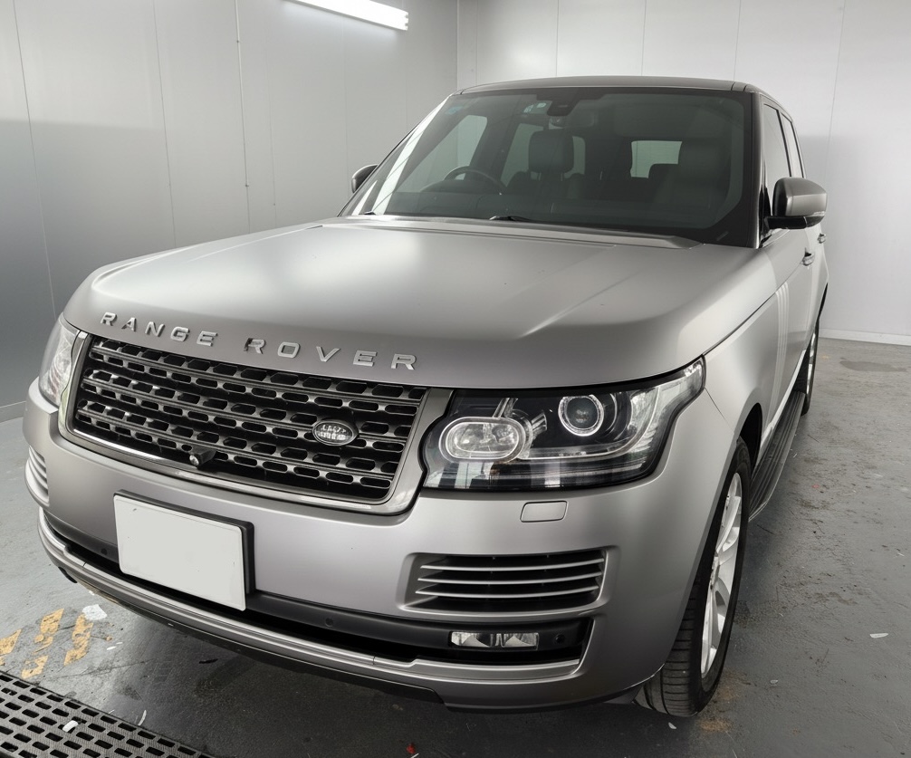Land Rover Range Rover マットダークシルバーラッピング